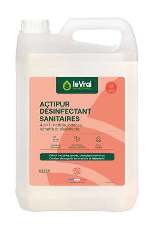 Image de ACTIPUR SANITAIRE DESINFECTANT 5L PAE-VIRUCIDE ECOCERT