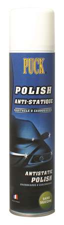 Image de BOMBE POLISH SANS SILICONE 400ML PUCK-NE GLISSE PAS (BLEU)