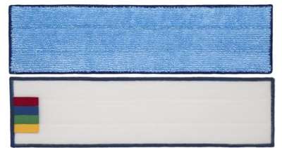 Image de FRANGE MICROFIBRE 60CM À VELCRO (BORD BLEU) POUR MULTINET