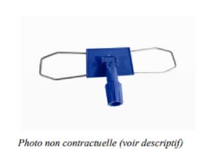 Image de SUPPORT BALAI FRANGE 100CM SEUL
