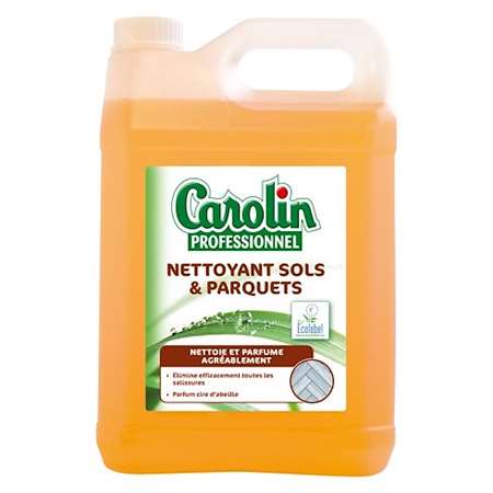 Image de CAROLIN NETTOYANT PARQUETS 5L ECOLABEL PARFUM ABEILLE