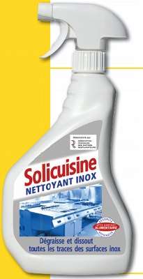 Image de SOLI INOX NETTOYANT INOX 750ML DEGRAISSANT & DETARTRANT