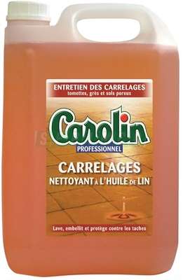 Image de CAROLIN NETTOYANT A L'HUILE DE LIN 5L POUR CARRELAGE HDL