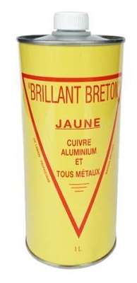 Image de BRILLANT BRETON JAUNE 1L ALUMINIUM ET CUIVRE