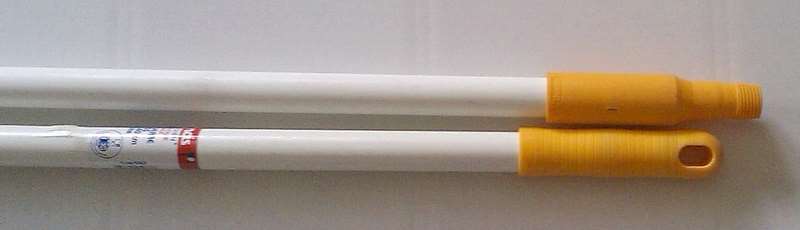 Image de MANCHE FIBRE-JAUNE VIS 140CM