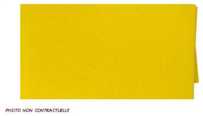 Image de SERPILLERE SYNTHETIQUE 50*60 ULTRA ABSORBANTES JAUNES