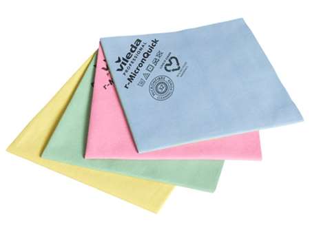 Image de LAVETTE MICRON QUICK BLEU (5) NON TISSEE-38*40CM-MICROFIBRE