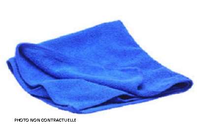 Image de LAVETTE POLYMICRO 431 BLEU MICROFIBRE 40*40 TRICOTEE 300G