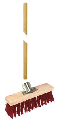 Image de BALAI CANTONNIER ROUGE + MANCHE