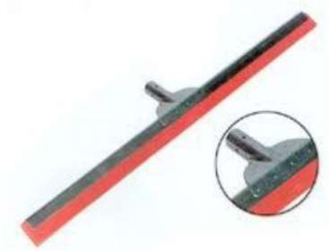 Image de RACLETTE SOL 55CM RENFORCEE NOIR/ROUGE