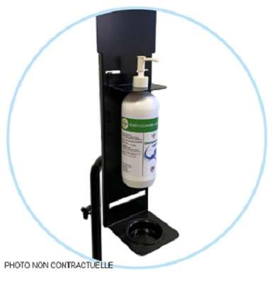 Image de STATION DESINFECTION TUBULAIRE AVEC FLACON HYDRO. 1L POMPE R