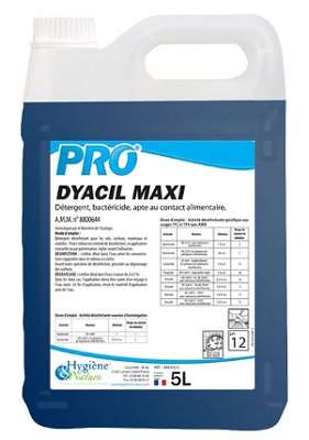 Image de DYACIL MAXI DEGRAISSANT DESINFECTANT 5L VIRUCIDE ALIMENTAIRE