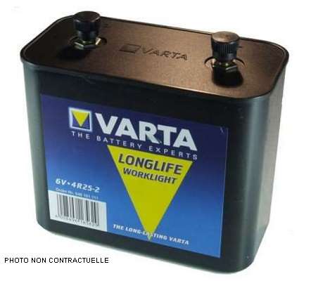 Image de PILE PHARE LONGUE PORTEE 6V 4R25