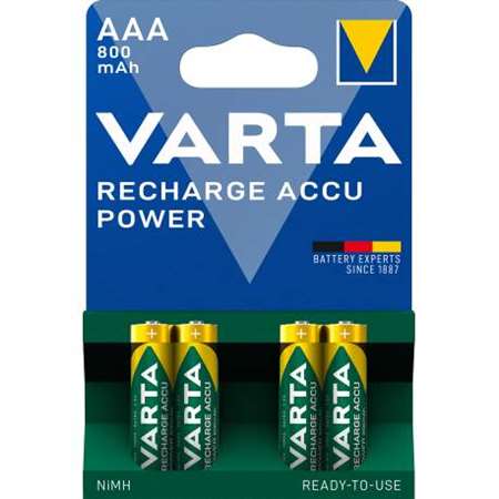 Image de PILE RONDE FINE LR03/HR03 (4) RECHARGABLE