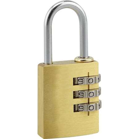 Image de CADENAS LAITON U=25MM A COMBINAISON 3 CHIFFRES