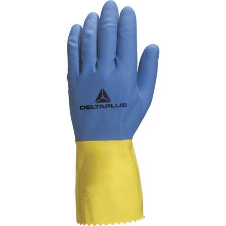 Image de GANTS MENAGE BLEU / JAUNE T6 1/2