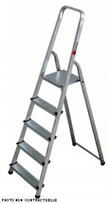 Image de ESCABEAU ALU 5 MARCHES
