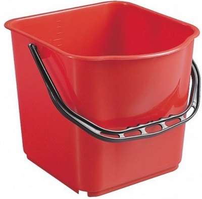 Image de SEAU (CHARIOT) 15L ROUGE GRADUE