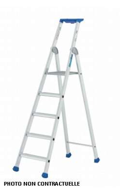 Image de ESCABEAU ALU PRO 6 MAR.GARDE C REF. 2375/106 MAXIBAT