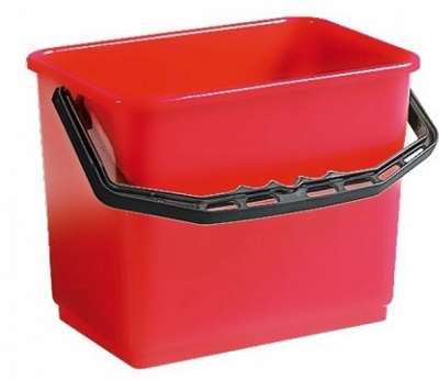 Image de SEAU (CHARIOT) 6L VITRE ROUGE