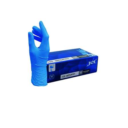 Image de GANTS JETABLE NITRILE BLEU  (100) TAILLE L NPR