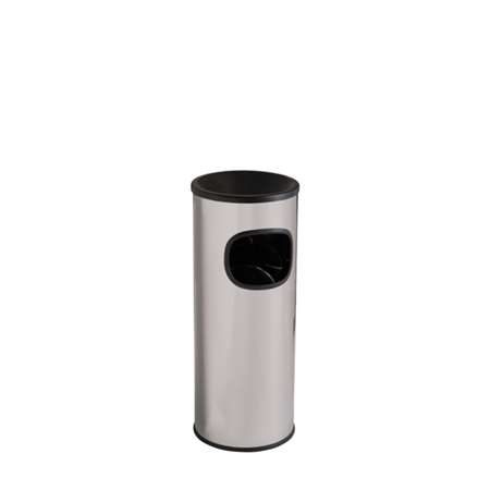 Image de CENDRIER/CORBEILLE CENERE 22L INOX BROSSE TETE BAC A SABLE