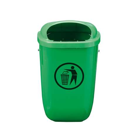 Image de CORBEILLE 50L PLASTIQUE VERT 'CLASSIC'