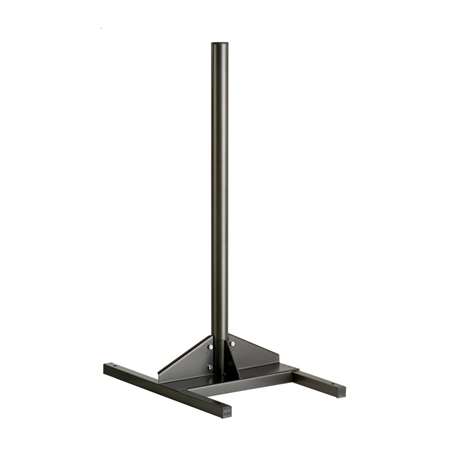 Image de POTEAU CENTRE S/SOCLE A POSER OU A FIXER GRIS MANGANESE