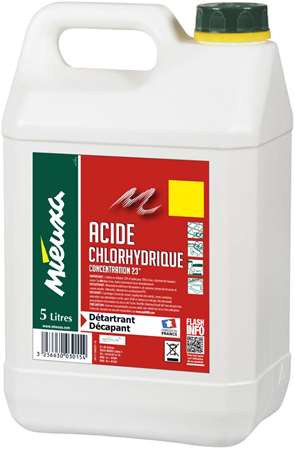 Image de ACIDE CHLORHYDRIQUE 5L