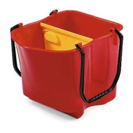 Image de SEAU (CHARIOT) 28L GRADUE ROUGE AVEC SEPARATION