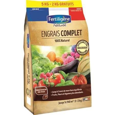 Image de ENGRAIS COMPLET 100% Naturel - FERTILIGENE 5 Kg