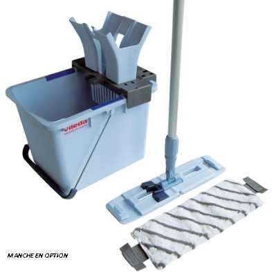 Image de SEAU ULTRASPEED 15L VILEDA KIT +PRESSE+SUPPORT+MOP MICRO