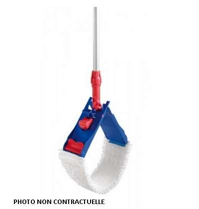 Image de BALAI SPEEDY 40*11CM COMPLET (FRANGE+SUPPORT+MANCHE ALU)