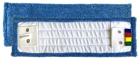 Image de FRANGE MICROFIBRE BLEUE 40*11CM SPEEDY LANGUETTES + POCHES