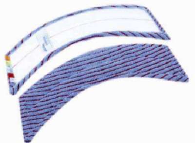 Image de BANDEAU DE LAVAGE EMR80 VELCRO TRI-COMPOSITION ROUGE ET BLEU