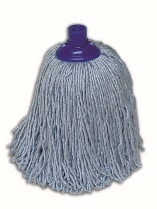 Image de FRANGE ESPAGNOL MICROFIBRE BLEUE  A VIS