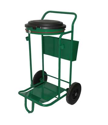 Image de CHARIOT VILLE DE PARIS-RP11 PORTE SAC 110L+2 PORTE OUTIL