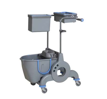 Image de CHARIOT MENAGE GIOTTO MENAGE COMPACK EASY DUO 15+10L ROUES 8