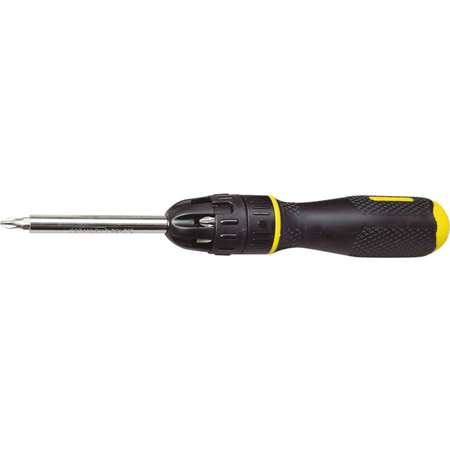 Image de TOURNEVIS STANLEY A CLIQUET PORTE EMBOUTS+10 EMBOUTS
