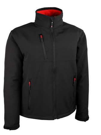 Image de VESTE SOUPLE VERNON TAILLE L INTERIEUR POLAIRE NOIR