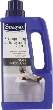 Image de SHAMPOOING AUTOLUSTRANT 1L STARWAX BRILLANT SOL ET CARRELAGE