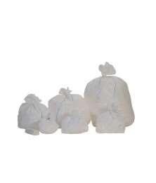 Image de SACS PLASTIQUES 5/6L (1000) BLANC 325X350 12µ