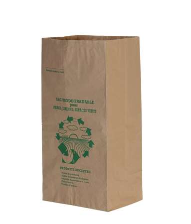 Image de SACS DECHETS VERTS KRAFT 100L (25) AVEC SOUFFLET