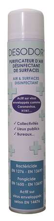 Image de BOMBE DESINFECTANTE BACTERICIDE MENTHE 750ML PARFUM MENTHE