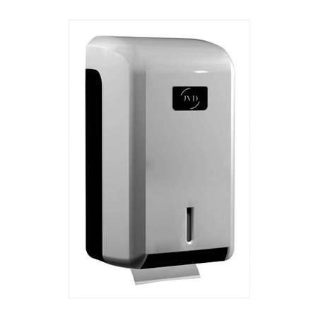 Image de DISTRIBUTEUR DE PAPIER HYGIENIQUE PLAT ABS BLANC