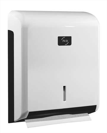 Image de DISTRIBUTEUR D'ESSUIE-MAINS BLANC ZIG ZAG ABS