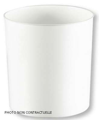 Image de CORBEILLE PAPIER PLASTIQUE 7L RONDE