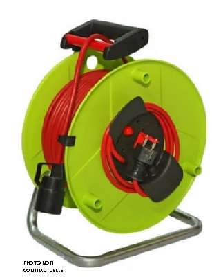 Image de CABLE ELECTRIQUE 50M 3G1.5 SUR ENROULEUR IP20