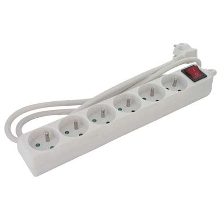 Image de MULTIPRISE 5 FICHES 1.50 M AVEC INTERRUPTEUR