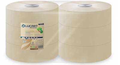 Image de PAPIER HYGIENIQUE JUMBO 350M (6) ECO NATURAL 2P